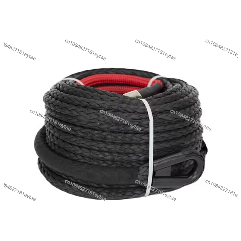 Electric Winch Winch Rope Synthetic Fiber Extension 30m Length Capacity With Protective Sleeve