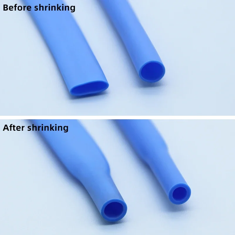 Silicone Heat Shrink Tube 0.8~30mm Diameter Flexible Cable Sleeve Insulated 2500V High Temperature Soft DIY Wire Wrap Protector