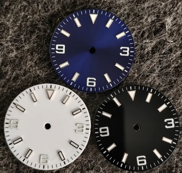

Watch dial 29.2mm green luminous dial suitable for 2813 and 8215 series movements