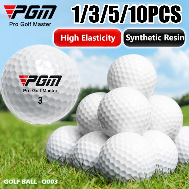 1/3/5/10pc Golf Practice Ball,High-Quality 3 Layer Ball for Competition Sports,42.6mm Professional High Elastic Rubber Golf Ball