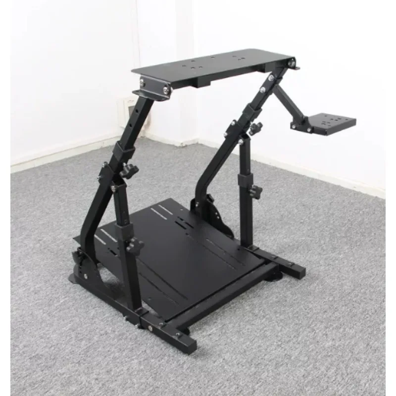 Sim Racing Foldable Steering Wheel Stand Mount Reinforcement Plate Improve Stand Stability for Game Simulator
