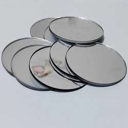 10pcs Thickening 2mm Diameter 5cm 8cm 12cm Acrylic Wall Mirrors Round Stickers Hotel Decorative Miroir Mural DIY Make Up Mirror