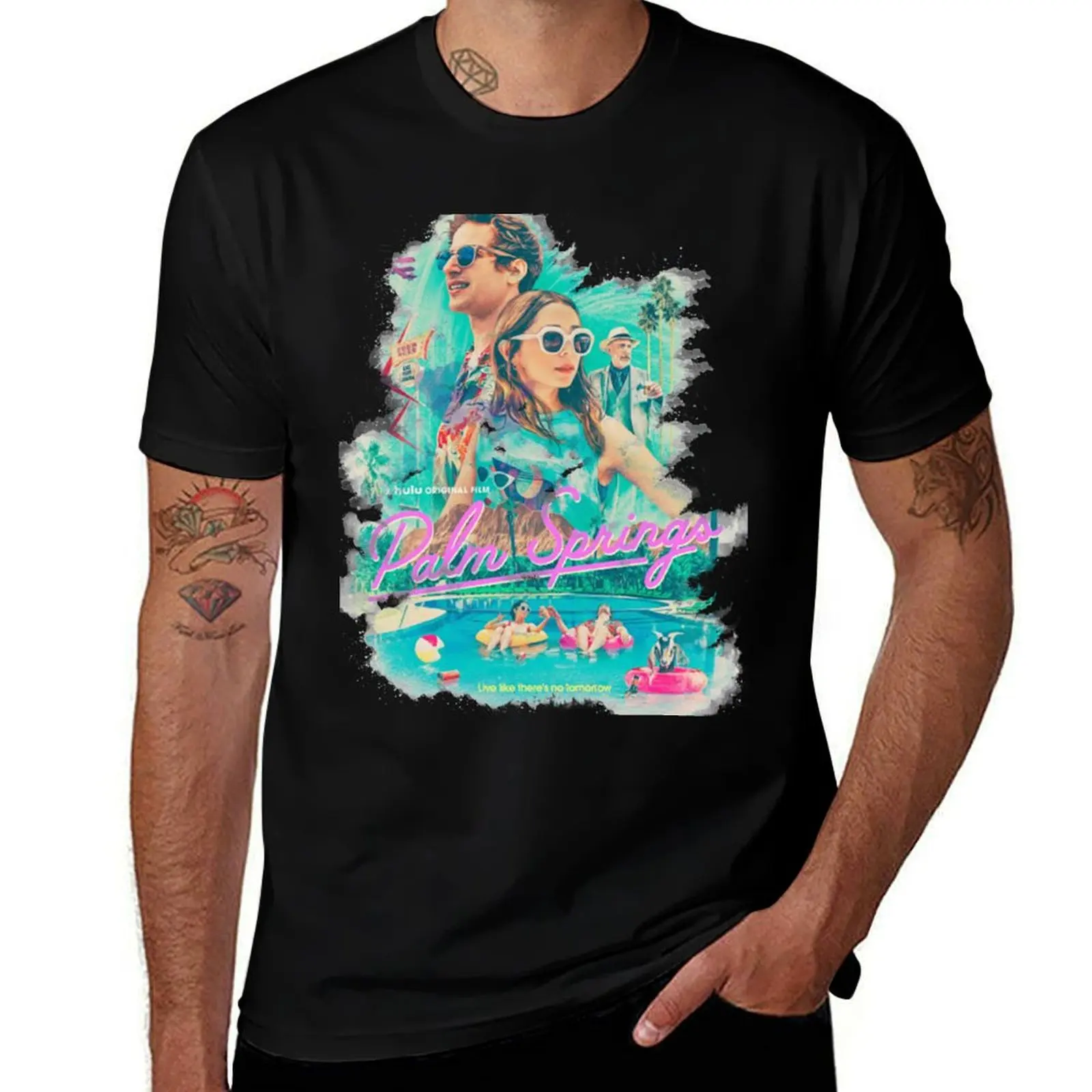 

Palm Springs movie poster T-Shirt Durable Work Wear T-Shirt