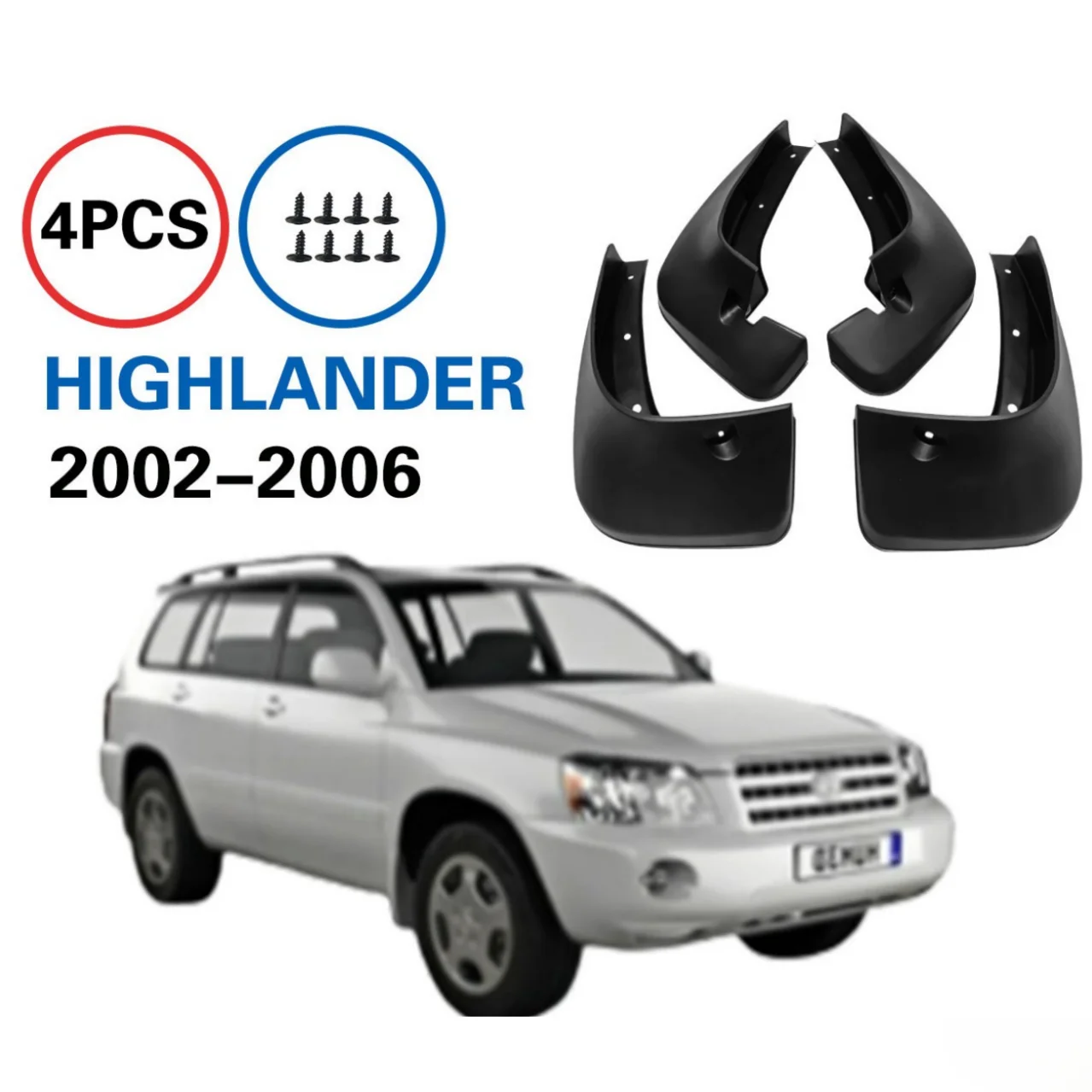 

Подходит для Toyota Highlander 2002, 2003, 2004, 2005, 2006, автомобильное крыло, внешняя торговля, трансграничное крыло, автомобильные аксессуары