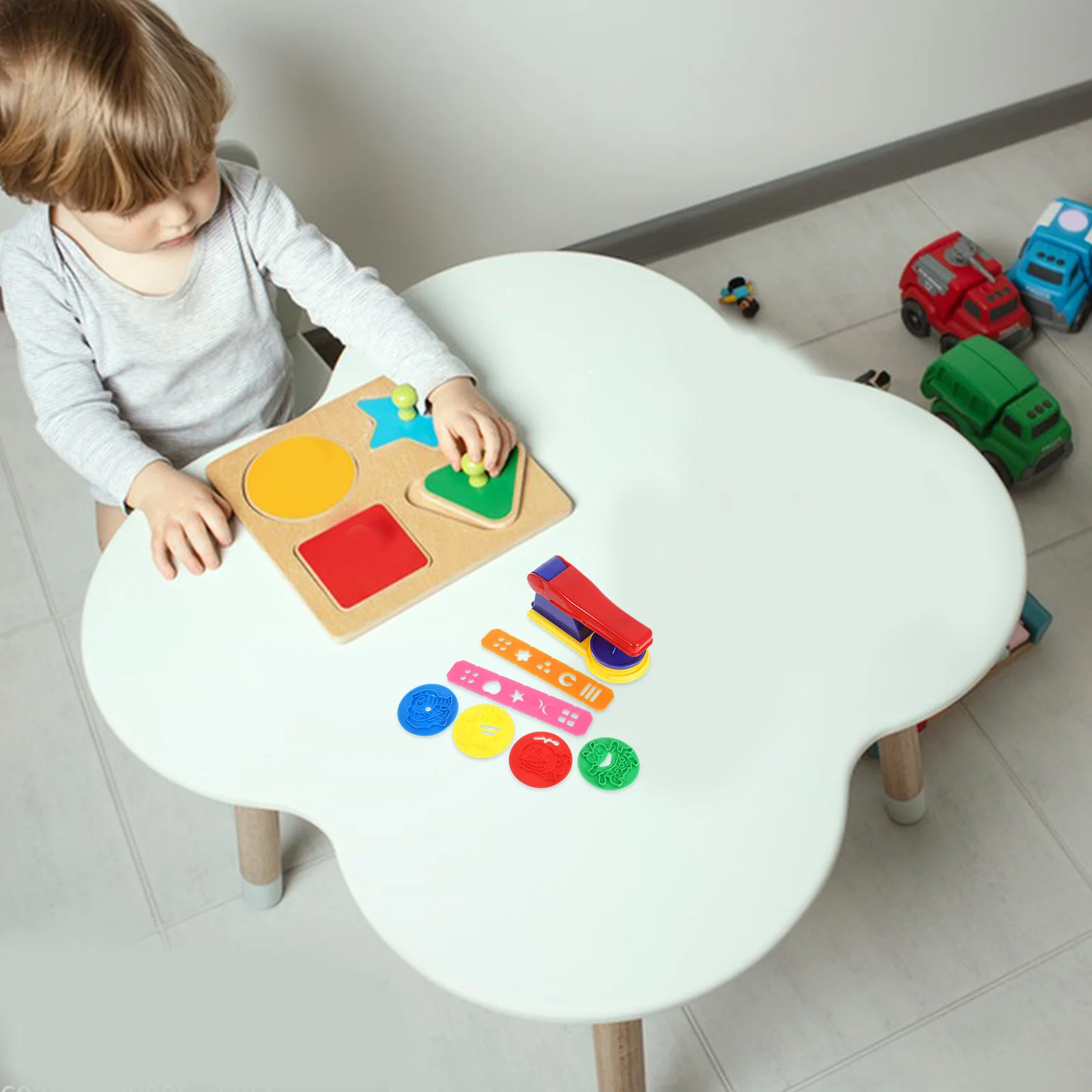 1Set Kinder Ton Modellierung Kit Bunte DIY Ton Werkzeuge Nudel Formen Tier Cookie Formen für Kleinkinder Kreativität Feinmotorik