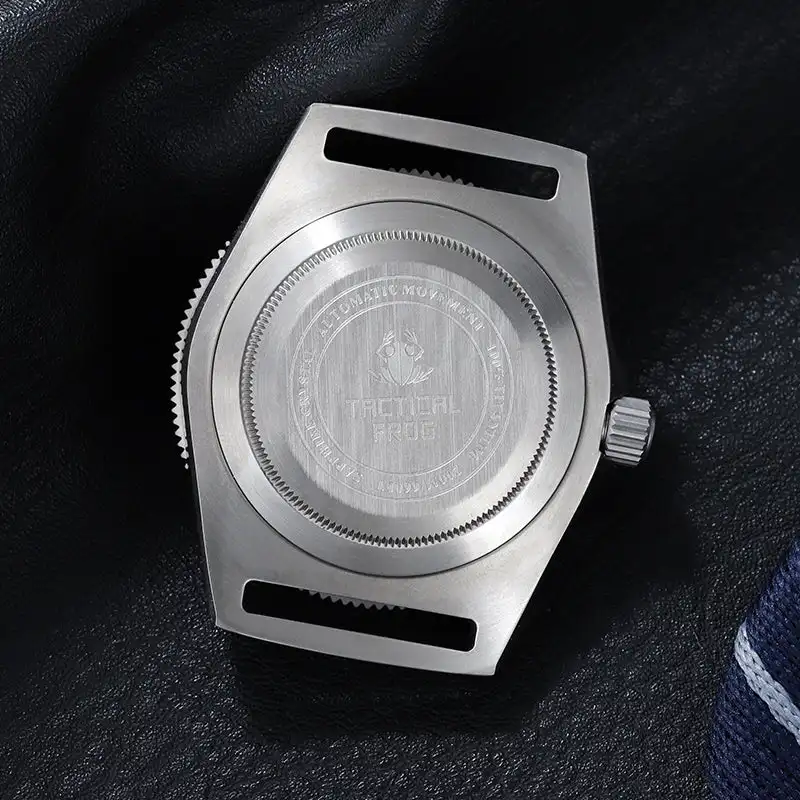 Tactical Frog FX-Diving Titan-Uhrengehäuse, Saphir-Klasse-AR-Beschichtung, 200 m wasserdichte Aluminium-Lünette, NH35/NH36, 42 mm Uhrengehäuse