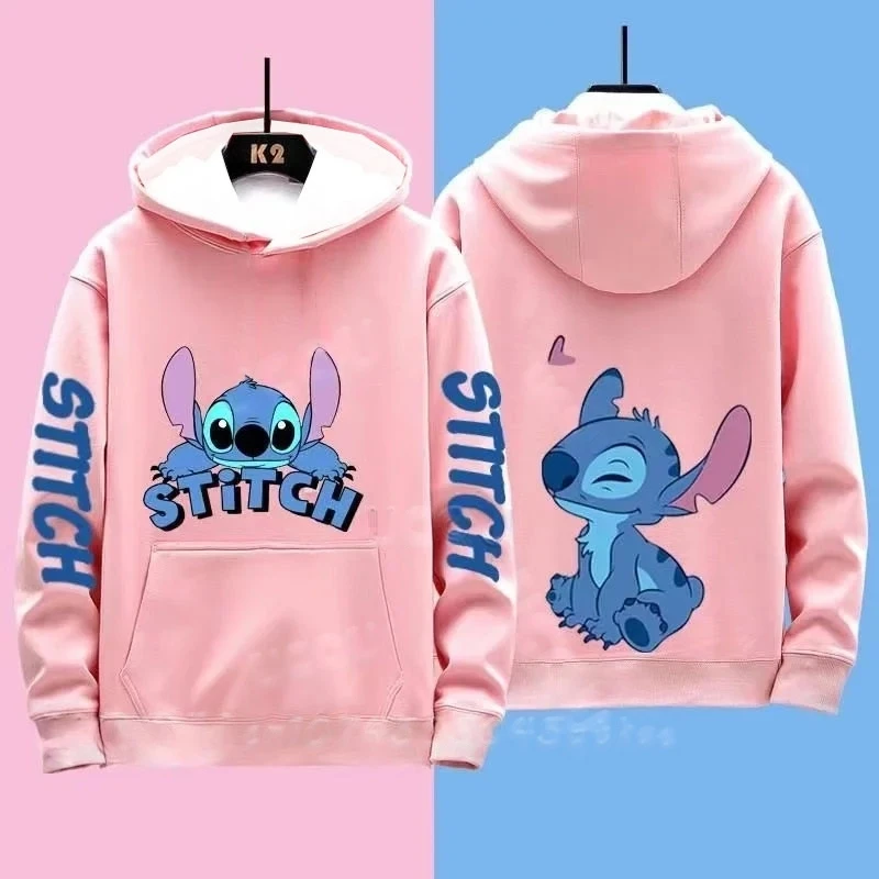 ديزني مضحك أنيمي الخريف الشتاء الرجال النساء هوديي فتاة صبي ليلو وستيتش البلوز مانغا ثلاثية الأبعاد كبيرة الحجم للجنسين البلوز هوديس