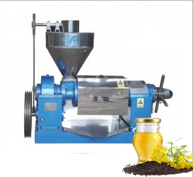 7.5-11kw Stainless Steel Electric Screw Cold Oil Extraction Sesame Oil Pressers Cotton Seeds Oil Pressing Machine