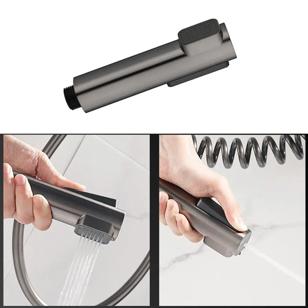 Handheld Toilet Faucet Sprayer Multi-functional High-Pressure Bidet Faucet Shower Head Self Bathroom Cleaning Accessories