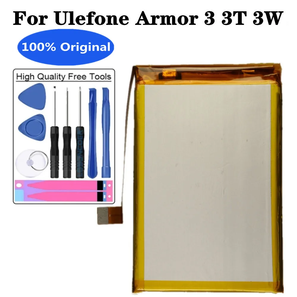 High Quality Armor3 Original Battery For Ulefone Armor 3 3T 3W Armor3T Armor3W 10300mAh Mobile Phone Battery Bateria + Tools