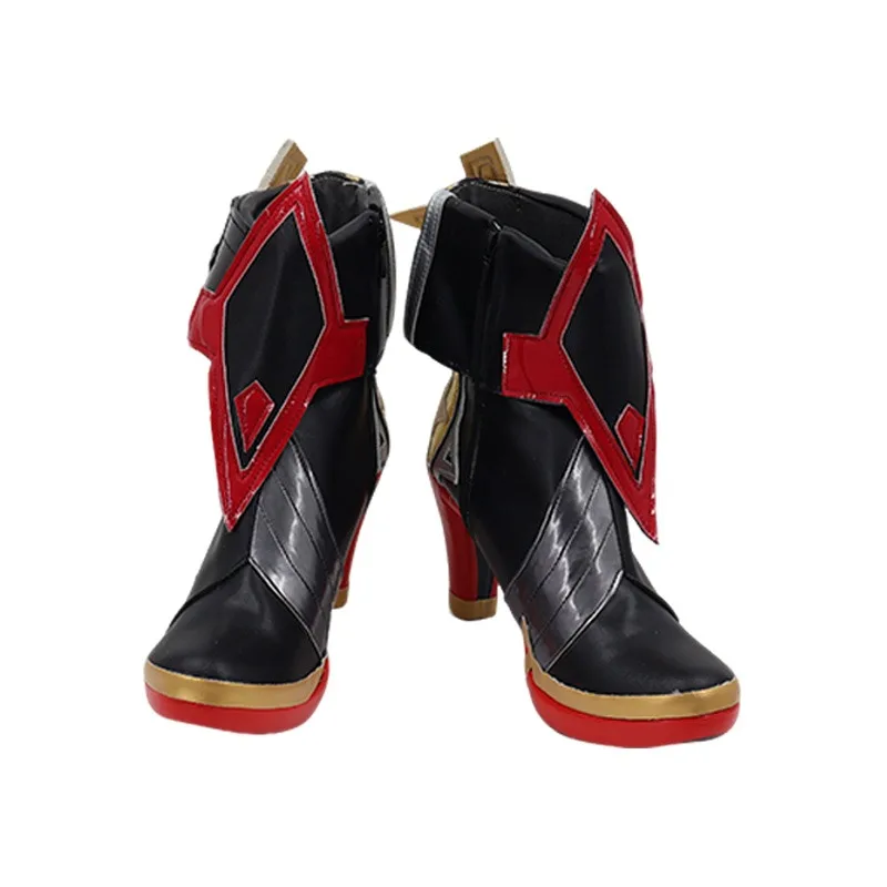 Pyro Archon Mavuika Обувь для косплея Game Genshin Impact Опора для косплея Обувь из искусственной кожи Хэллоуин Карнавальные ботинки на заказ