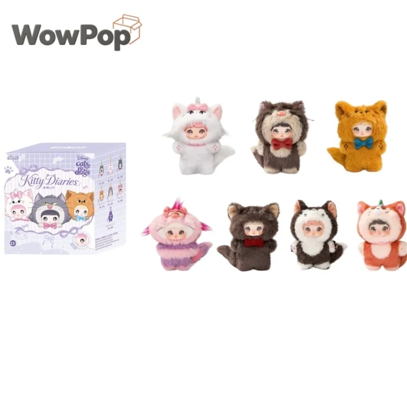 Toptoy Authentic Nommi Nuomi X Disney Cat Diary Series Blind Box Plush Pendant Peripheral Cute Cat Plus Pendant Surprise Gift