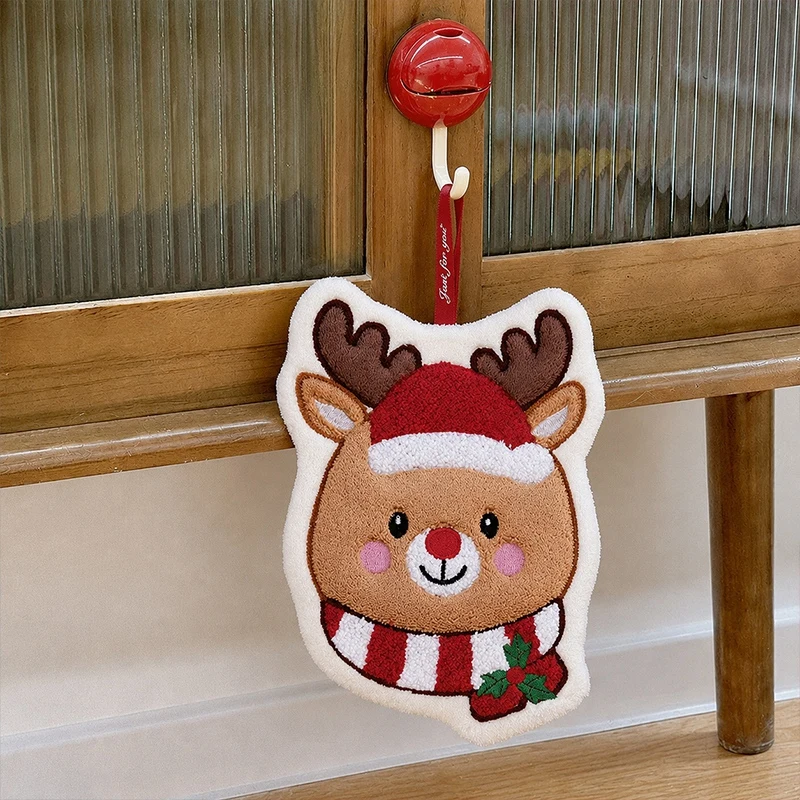 Cute Snowman Christmas Hand Towels for Kitchen