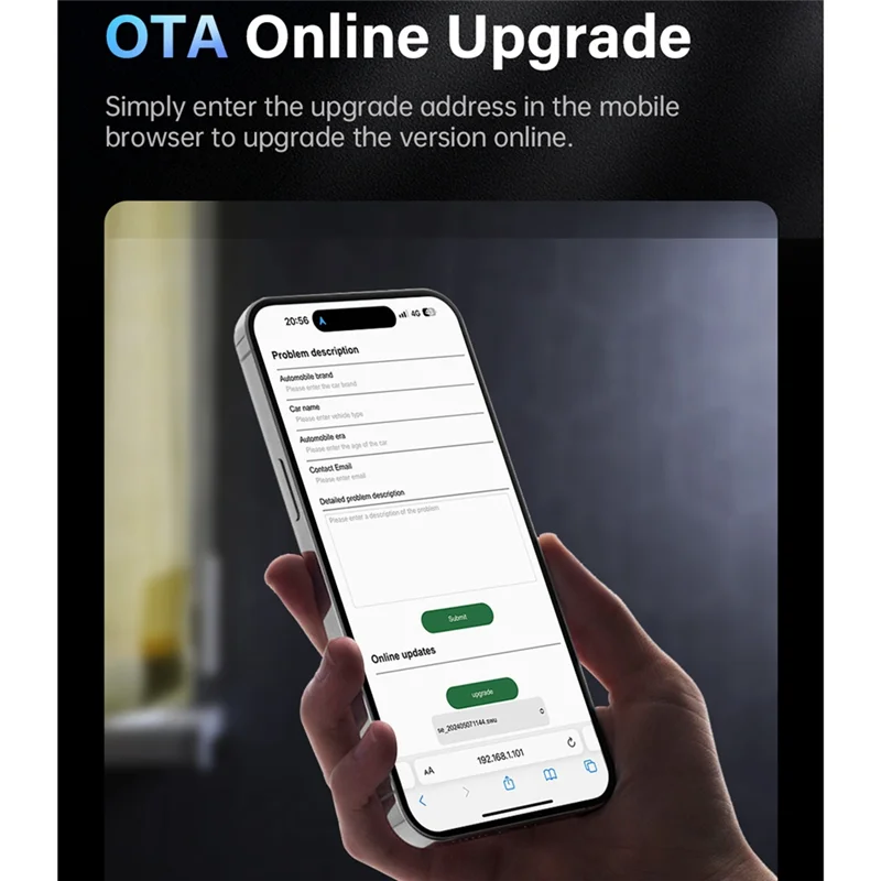 GO-adaptateur Carplay sans fil convertir Carplay filaire vers adaptateur Carplay sans fil pour Iphone IOS 10 + et pour Android Auto