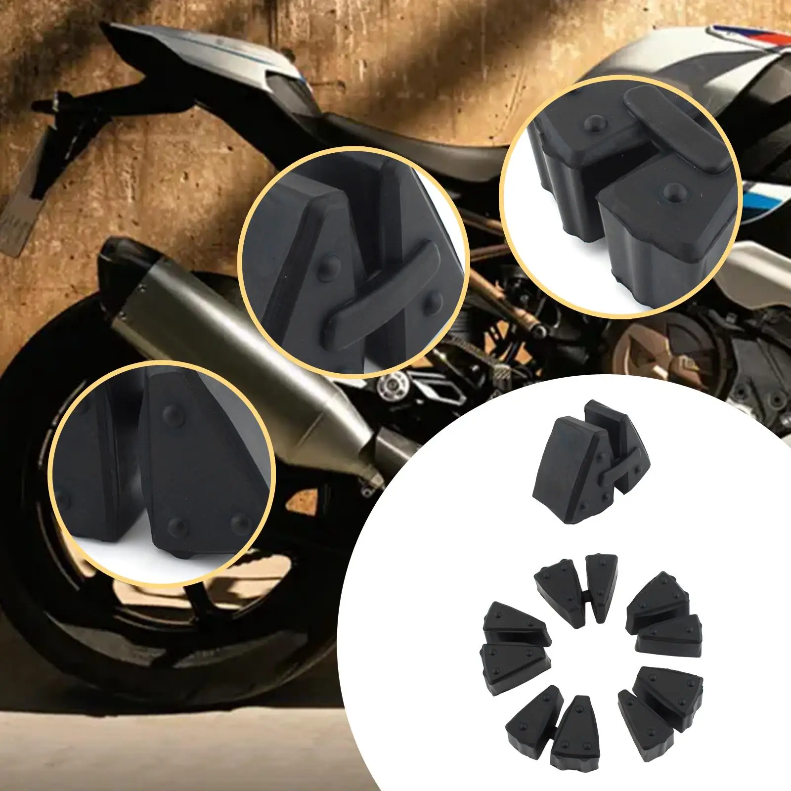 

Rear Wheel Hub Damper Rubber Absorber Replacement for BMW S1000R S1000RR S1000XR Motorcycle Quiet Ride Solution