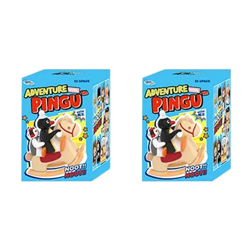 激レアpingu and friends 20th anniversary ペア Pingu Adventure with Pingu 45th Anniversary Series Blind Box