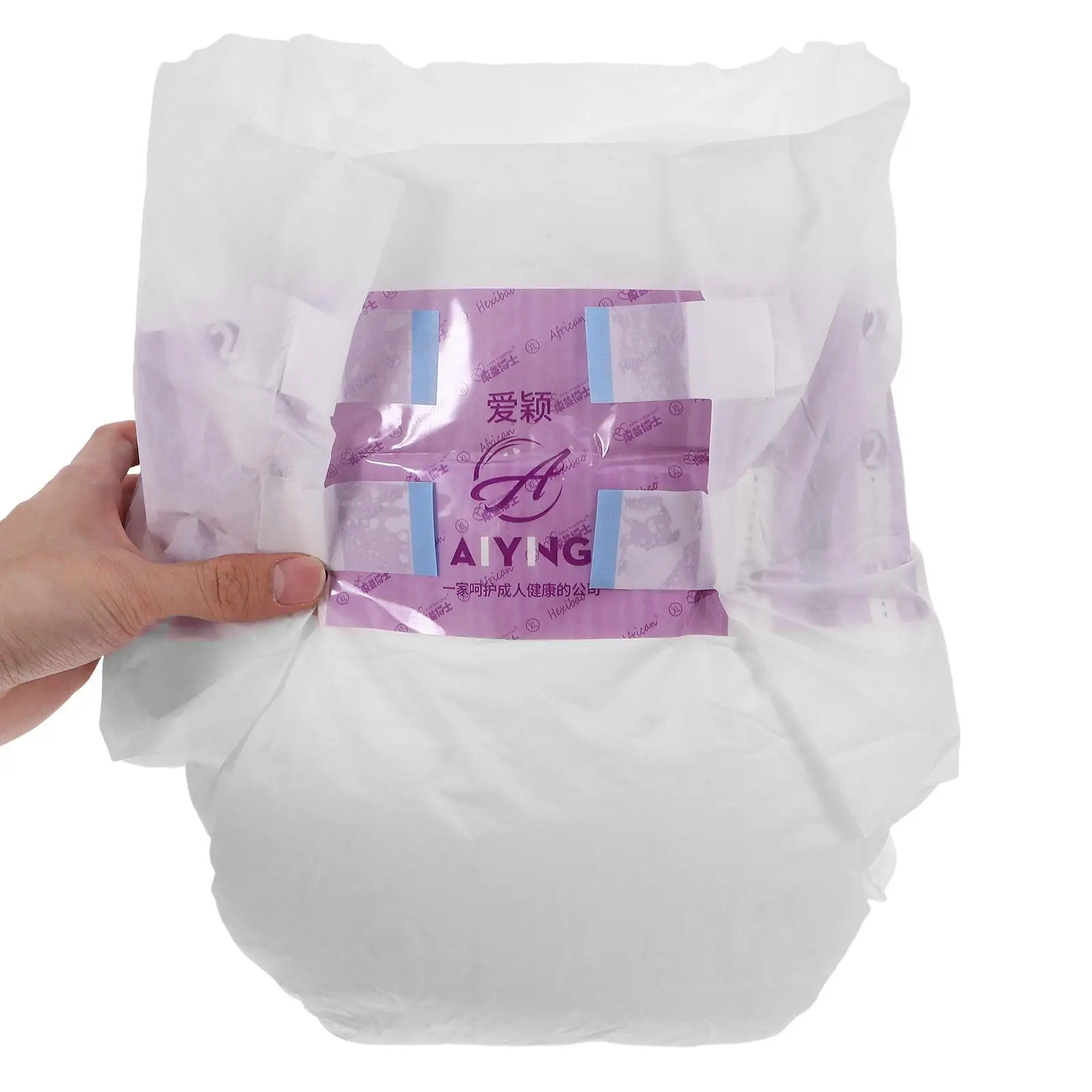 Fraldas para incontinência de alta absorção para adultos, papel lavável, 10PCs