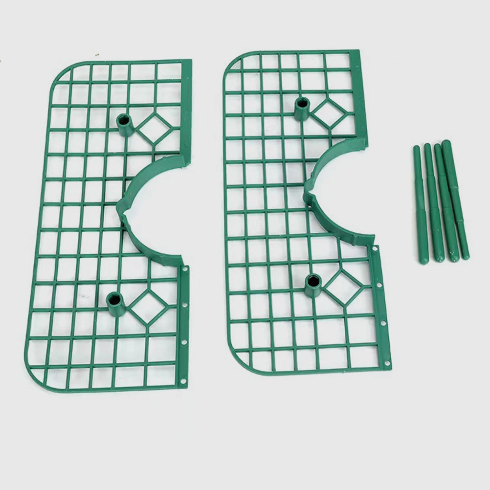 

4pcs Strawberry Growing Rack Plastic Plant Support Stand For Strawberries Green Radishes Climbing Vines Improved Air Circulation