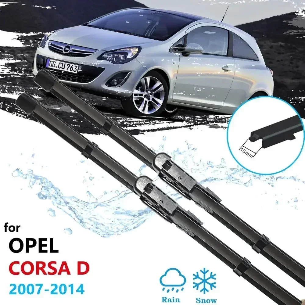 For Vauxhall Opel Corsa D 2006 2007 2008 2009 2010 2011 2012 2013 2014 Front Windscreen Wipers Car Accessories Car Wiper Blades