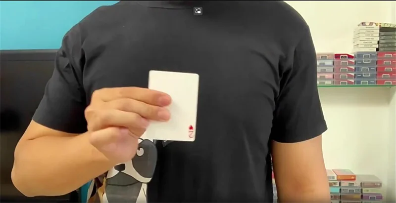 Flash 2 of Hearts by J.C Magic Tricks 2 Hearts Appearing On Blank Card Magia Close Up Street Illusions Gimmicks Mentalism Props