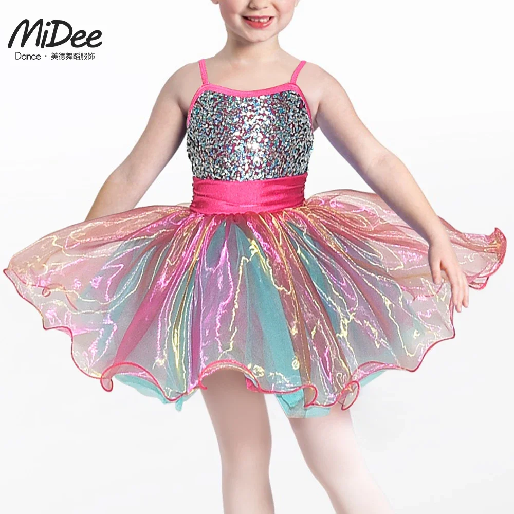 ballet-dance-skirt-girl-kids-camisole-sequin-jumpsuit-skirt-gymnastics-flower-child-model-show-dress-stage-performance-dancewear