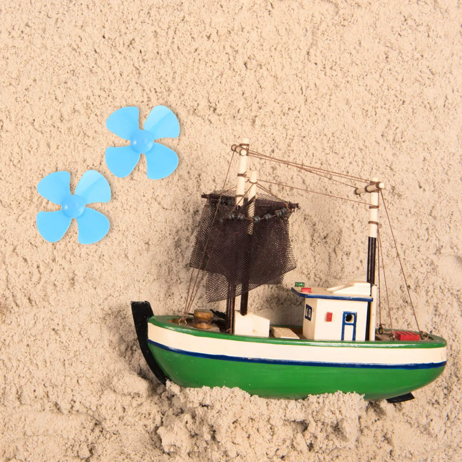 

48 шт. спиральных мини-пропеллеров для кораблей, запчасти для DIY-проектов, случайные пластиковые мини-пропеллеры