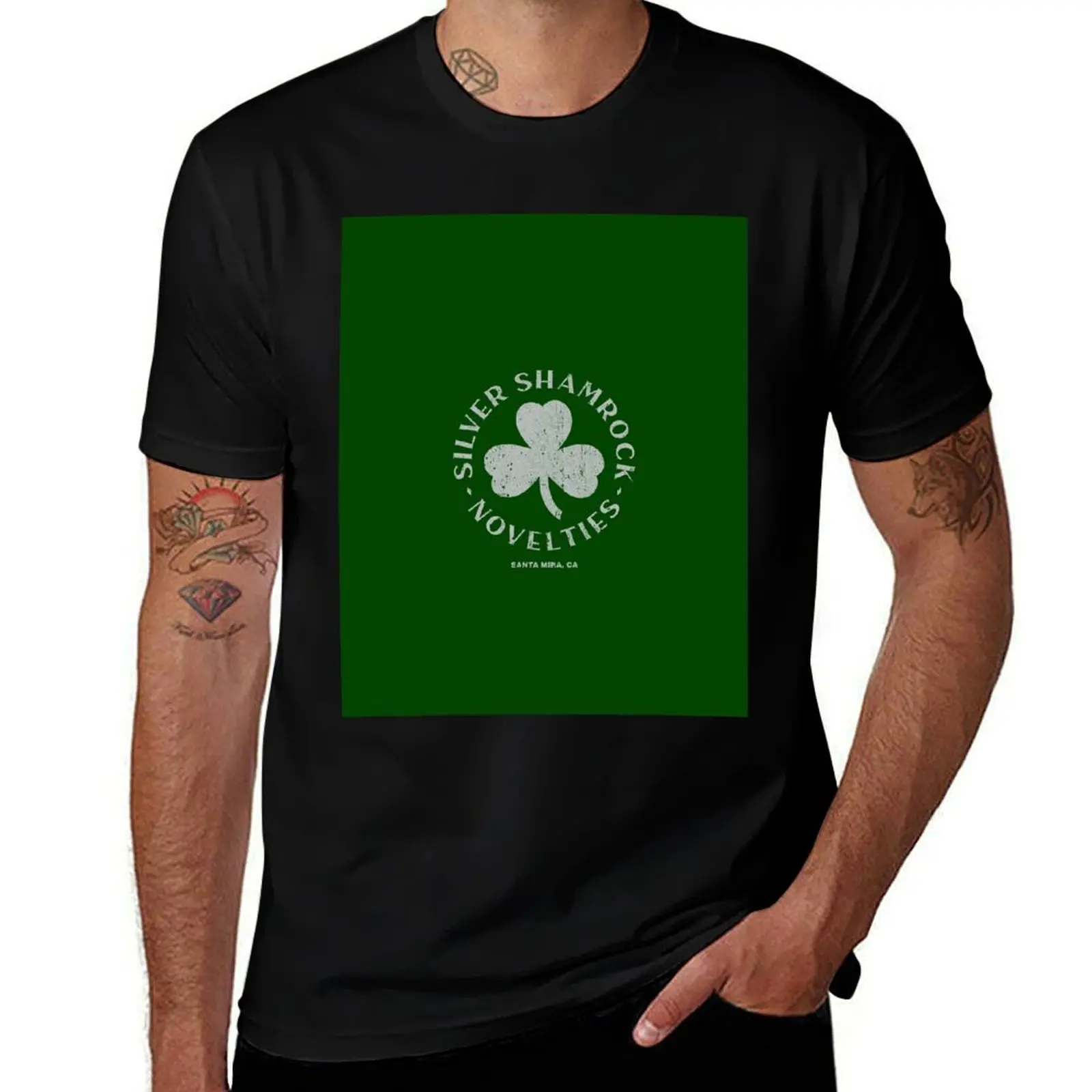 

Silver Shamrock Novelties T-Shirt sports fans sweat plus size tops affliction shirts mens graphic t-shirts pack