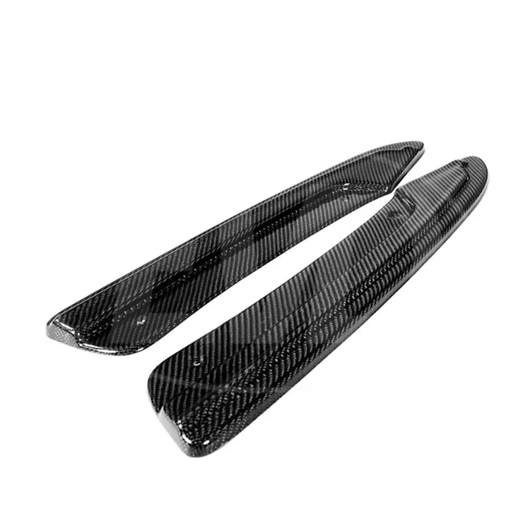 

M STYLE CARBON FIBER REAR BUMPER SPLITTERS for 2013-2018 AUDI RS6 C7