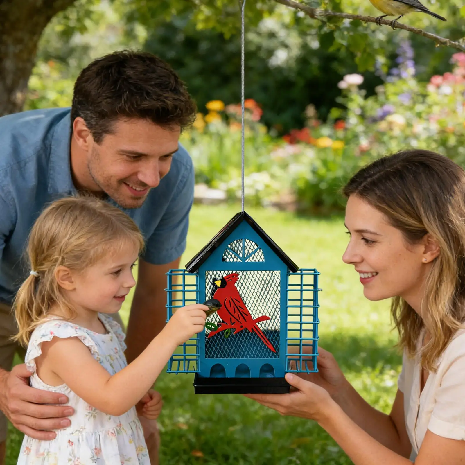 

Устойчивые к орнитофобии кормушки для птиц с двойными клетками для сукровища, всепогодная станция для наблюдения и кормления птиц, уличная кормушка для птиц