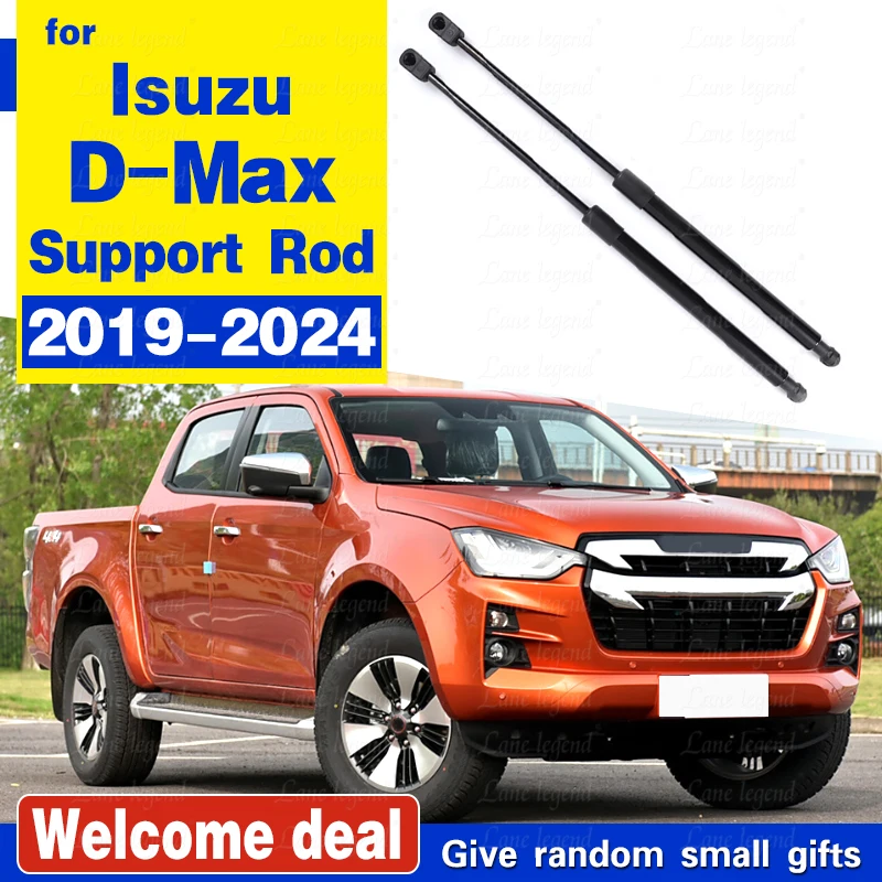 Lift Support for Isuzu D-Max (RG01) for Mazda BT-50 (RG04) 2019-2024 Front Bonnet Hood Gas Spring Shock Damper Gas Struts