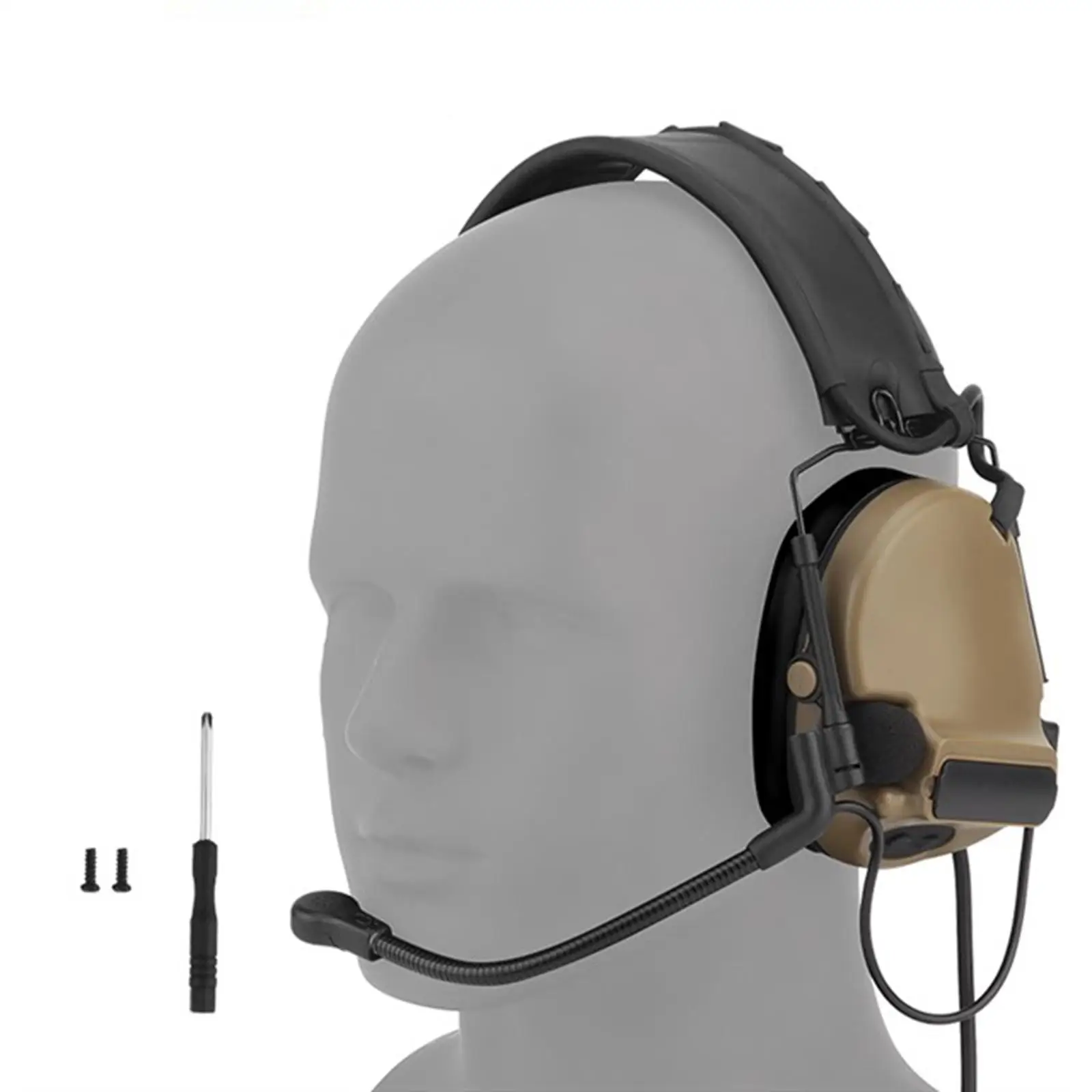 Ear Protection Lightweight Folding Earphones Portable Headset Ear Defenders for Construction Office Outdoor Lawn Mowing Sleeping