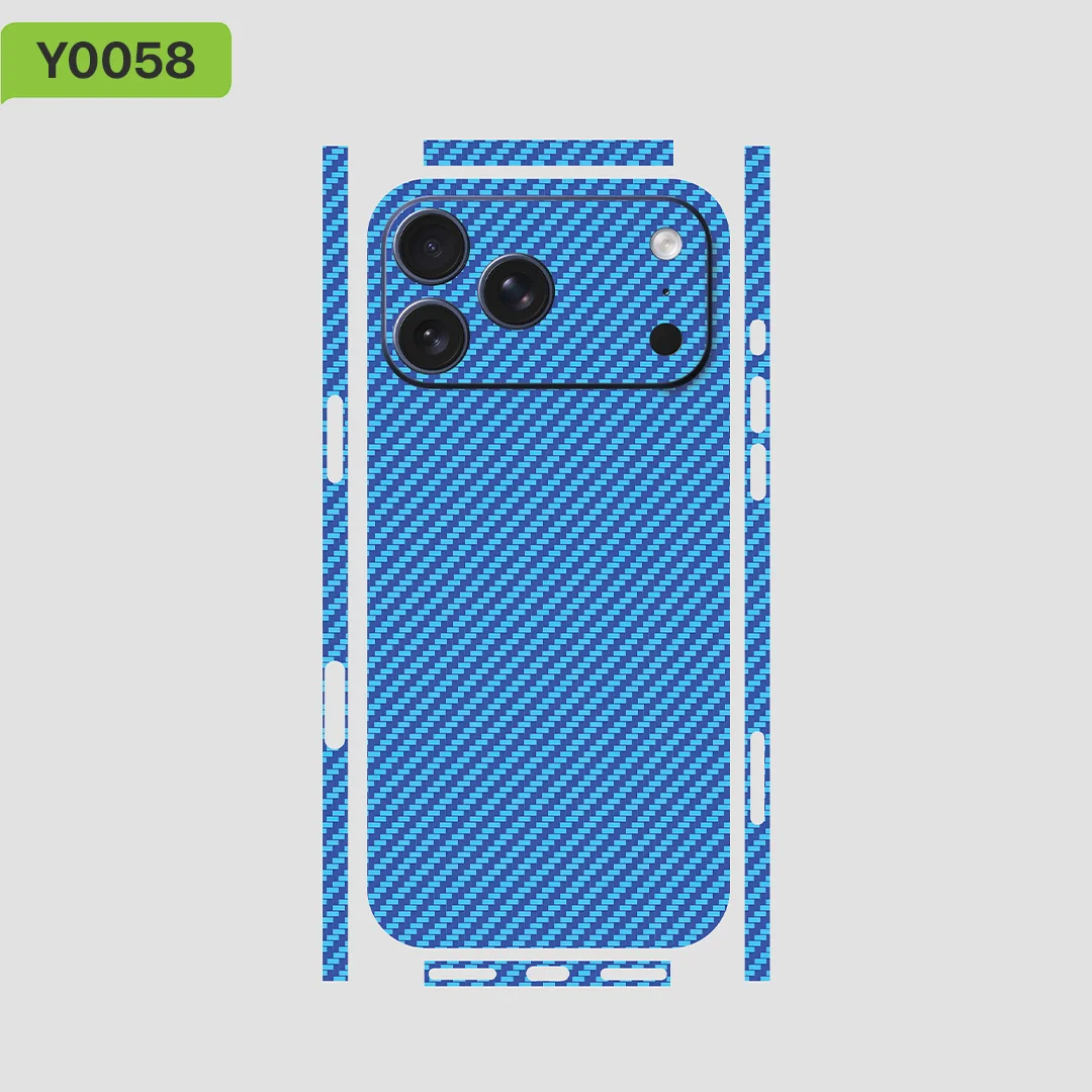 Skin Sticker Wrap for iPhone 13/14/15/16/17 Pro Max Decal Protective Film for Back, Frame, Camera(Not Phone Case)