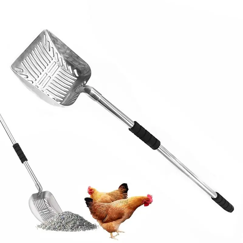 

Litter Pet Shovel Pet Sifter Poop Scoop With Long Handle Portable Kitten Cleaning Tool Long Handle Litter Sifting Shovel For