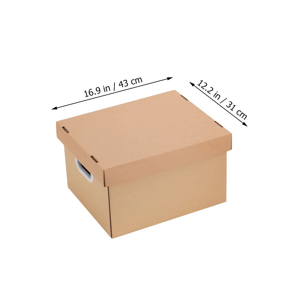 File Storage Box Premium Material Document Keeper Office File Storage Organizer Document Case Paper Filing Box
