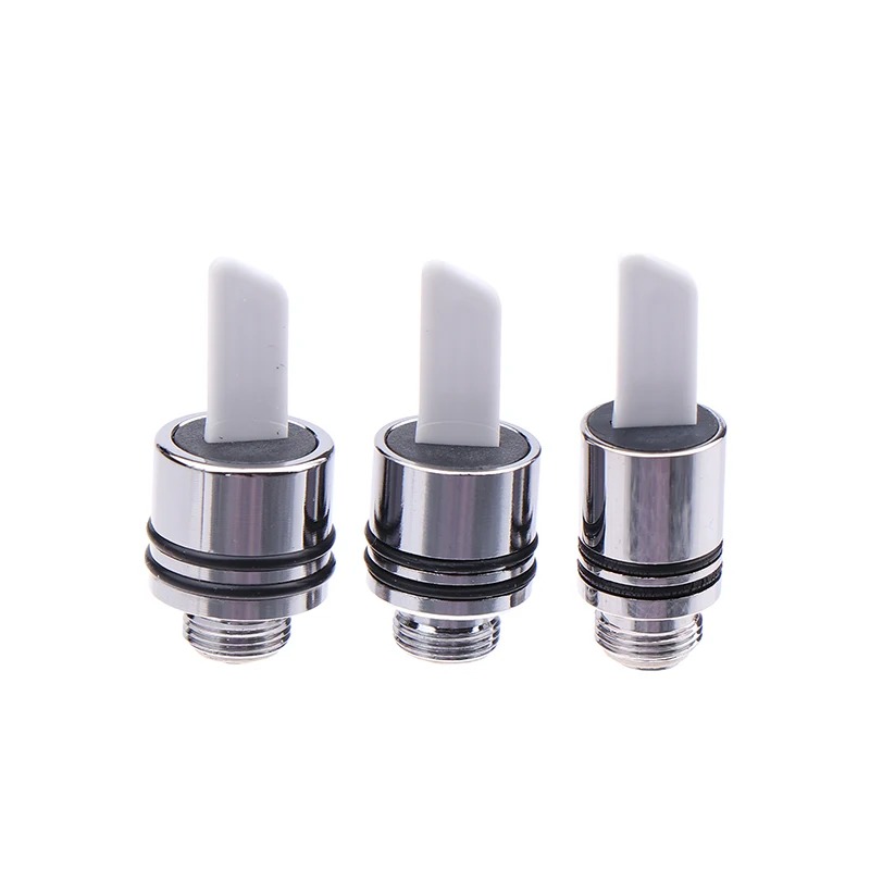 Bobina con punta di calore in ceramica a coltello caldo singolo con tappo di copertura Strumento accessorio per cera tagliata in argento nero da 11,5 mm