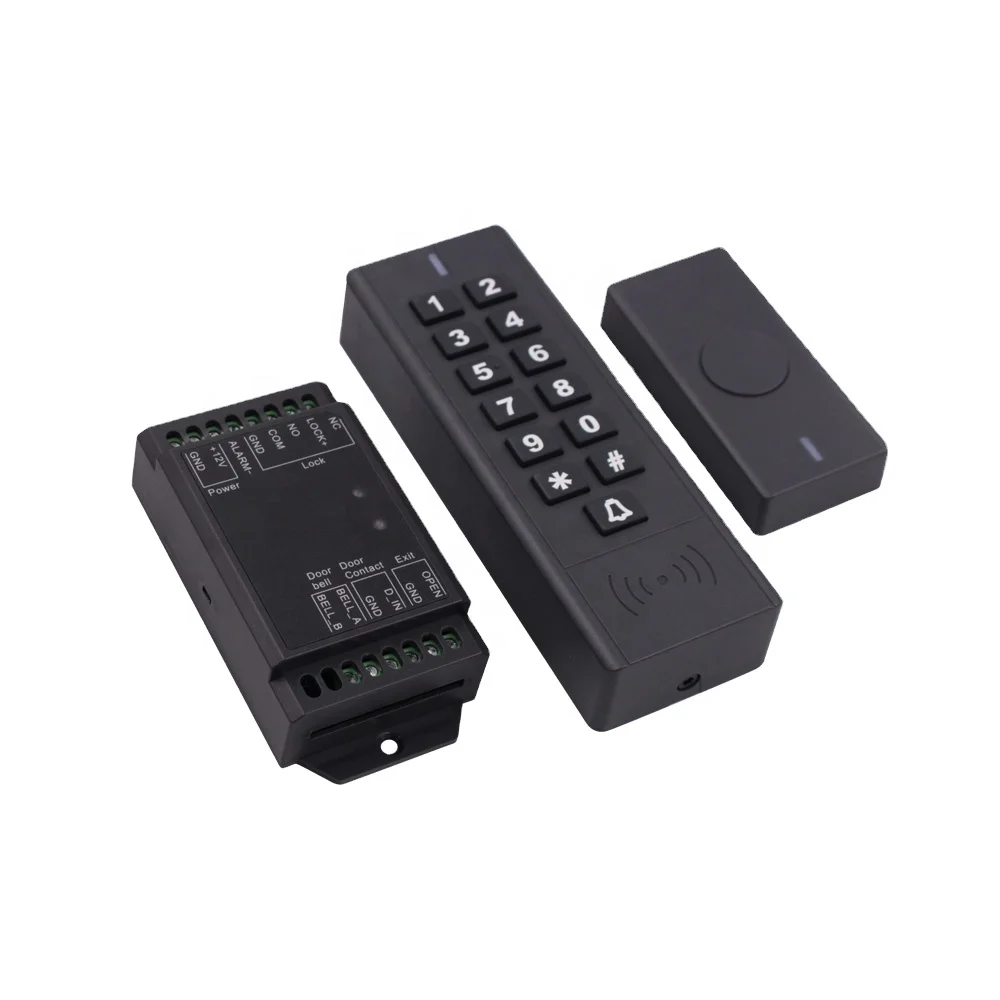 

433MHz Technology IP65 Waterproof Wireless Keypad Kit Access Control 125KHz Card Reader Wireless Security
