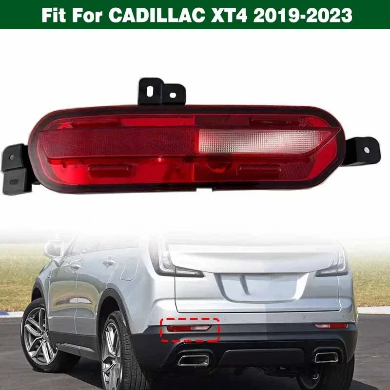For Cadillac XT4 2019–2023 Rear Left / Right Bumper Lower Signal Light Lamp Fog Light Reflector 84536192 84536193
