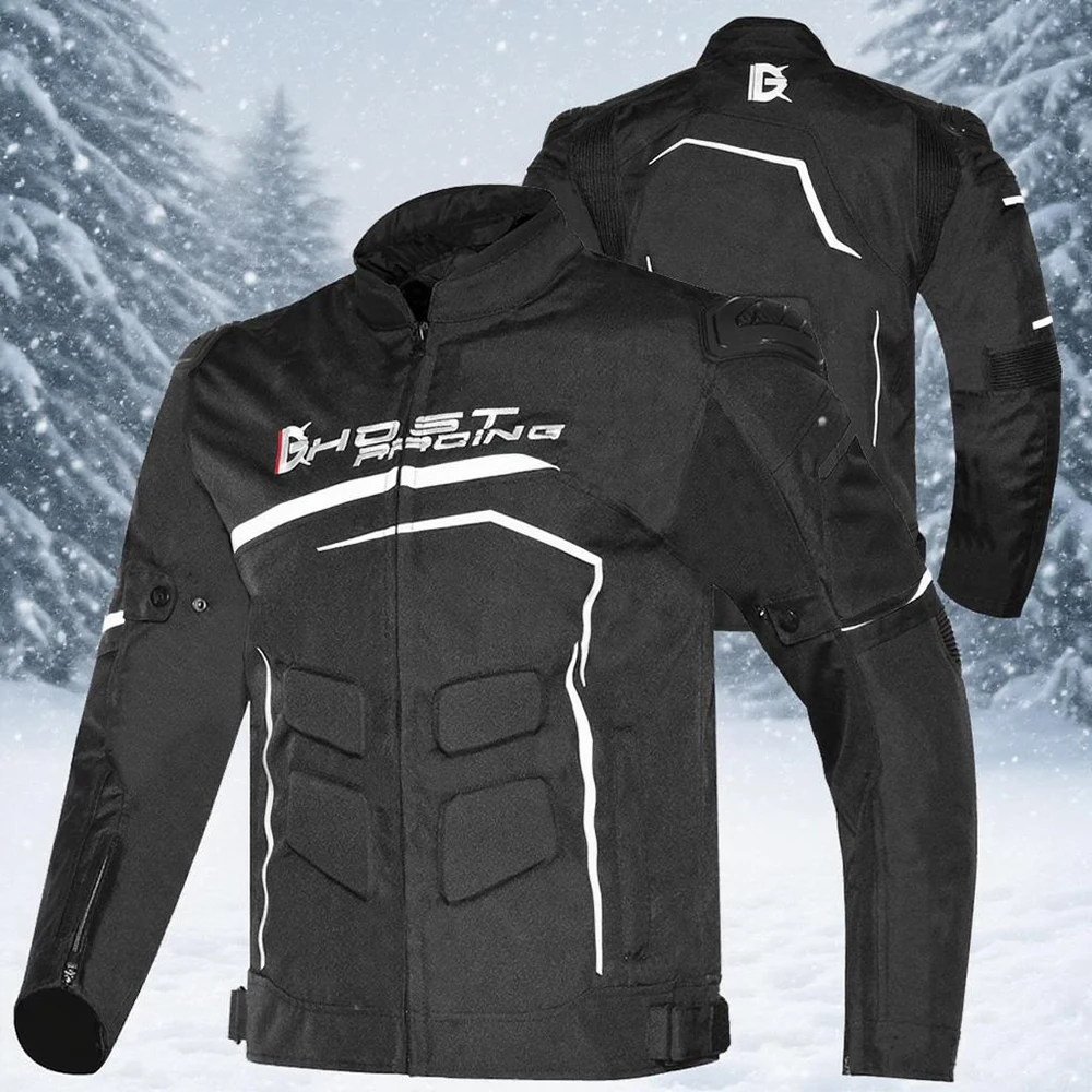 

Мотоциклетная куртка Холодостойкая водонепроницаемая мотоциклетная куртка для мотокросса со съемной подкладкой Chaqueta Moto Защитное снаряжение