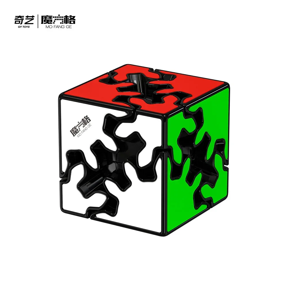 [Cube Crazy] QIYI Gear Shift Cube 2X2 Magic Speed Cube Stickerless Professional Fidget Toys QiYi 2X2 Gear Shift Ball