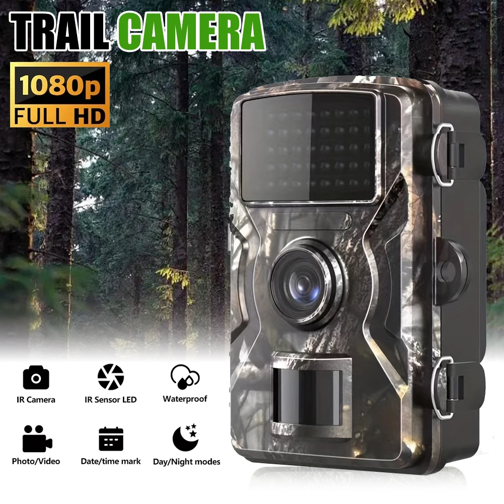 كاميرا الصيد البرية الأشعة تحت الحمراء للرؤية الليلية في الهواء الطلق كاميرا لعبة درب الحركة المنشط تتبع صور فخ كام المراقبة البرية