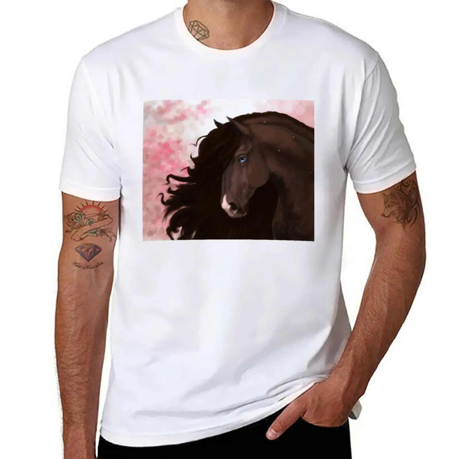 

Cherry Blossoms T-Shirt men t shirt cotton 100% t shirt for man T-Shirt
