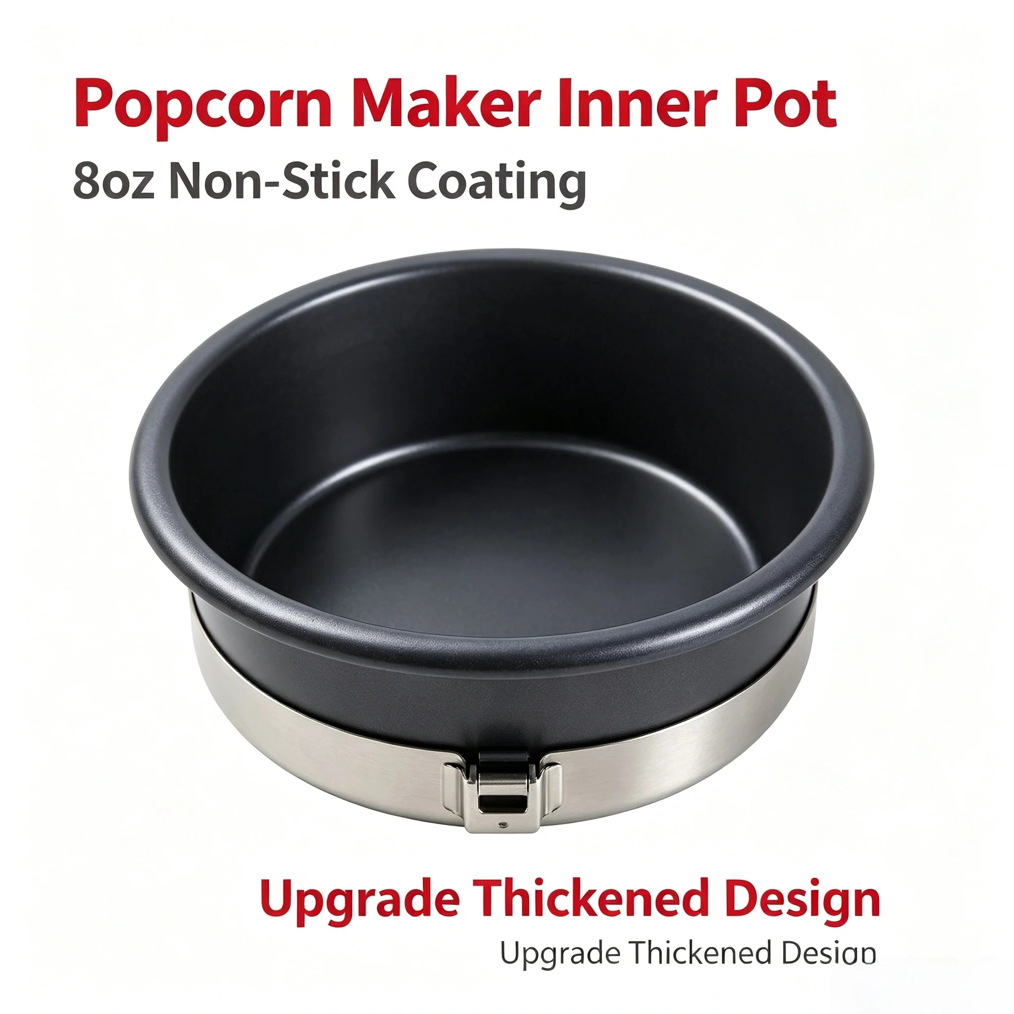 Commercial Popcorn Maker 8Oz - 상업용 팝콘 기계용 8온스 논스틱 내부