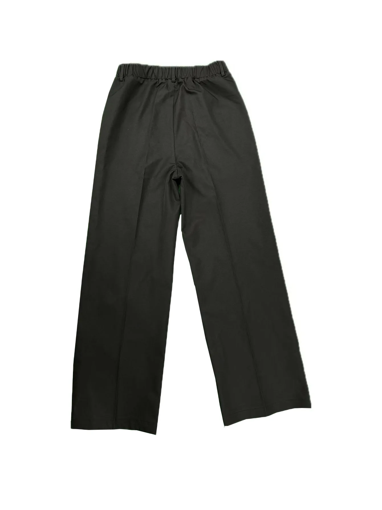 Damen High-Waist Straight-Leg Hosen Formelle Büro-Hosen Slim-Fit Schnitt Klassische Einfarbige Anzughosen – Detail 10