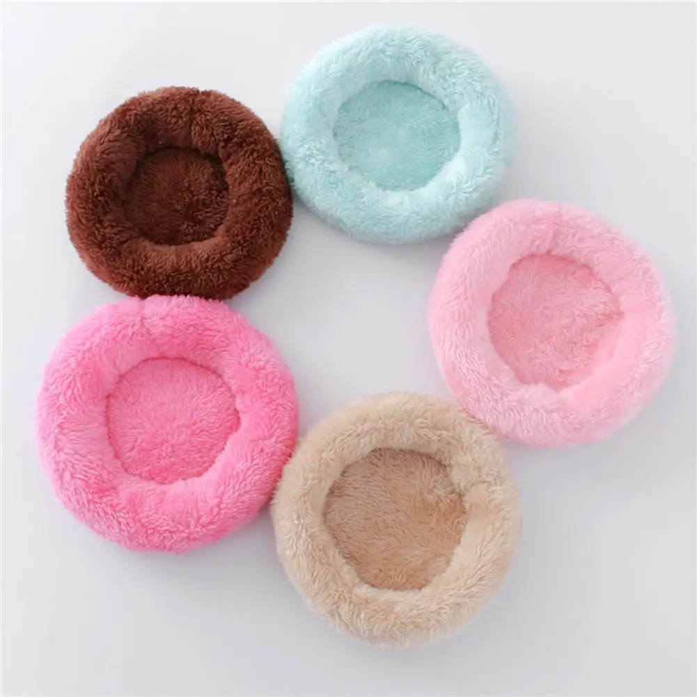 

Circular Hamster Bed Comfortable Sleep Mat Pad for Hedgehog Chinchilla Rabbit Small Animal Nest Cage Accessories Pet Products