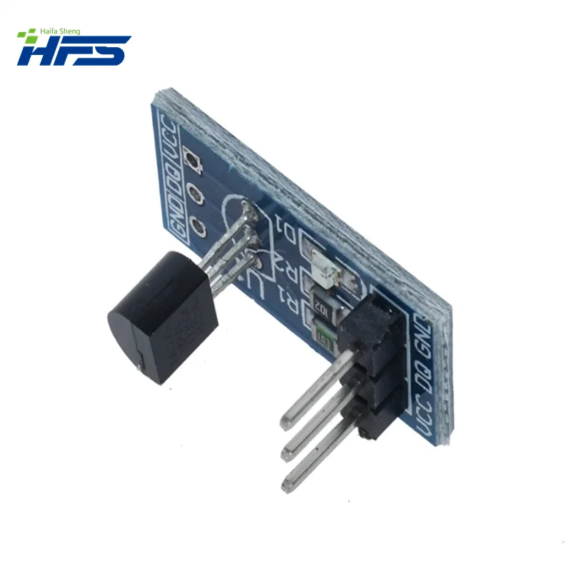 Ds18b20 Single-Bus Digitale Temperatuurmeting Sensormodule Voor Arduino