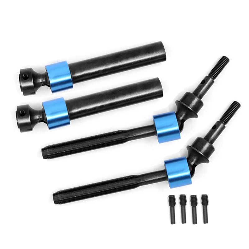 2Pcs Hard Steel Splined CVD Drive Shaft For Traxxas 1/10 Maxx 4S 89076-4 RC Car Upgrade Parts Accessories