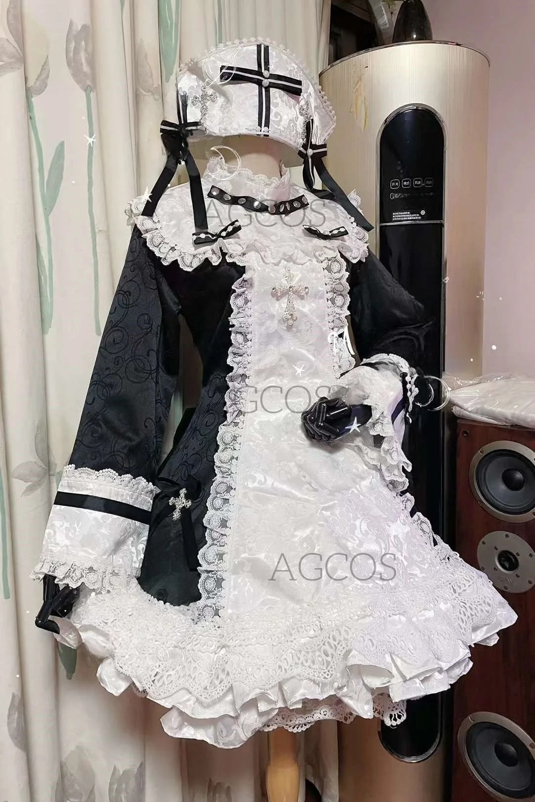 AGCOS Custom Size Rain Cosplay あめちゃん Cosplay Costume Christmas Uniforms Lolita Dress Costumes Customized Cosplay