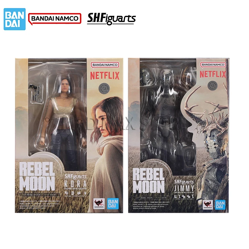 Figura Original de Bandai, Rebel Moon - Parte Uno: A Child of Fire, Kit de Modelo SHF, Colección Kora Jimmy, Figura de Acción