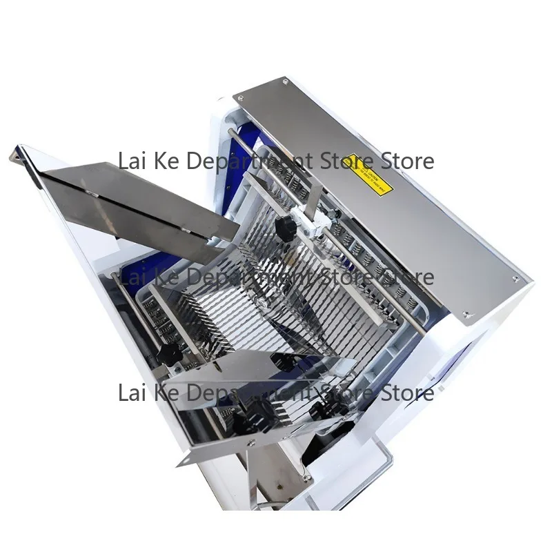 Commercial Automatic Stainless Steel 31-Piece Blade Set Multi-Function Toast Slicer 1.2CM Thick/Thin for Kitchen Use