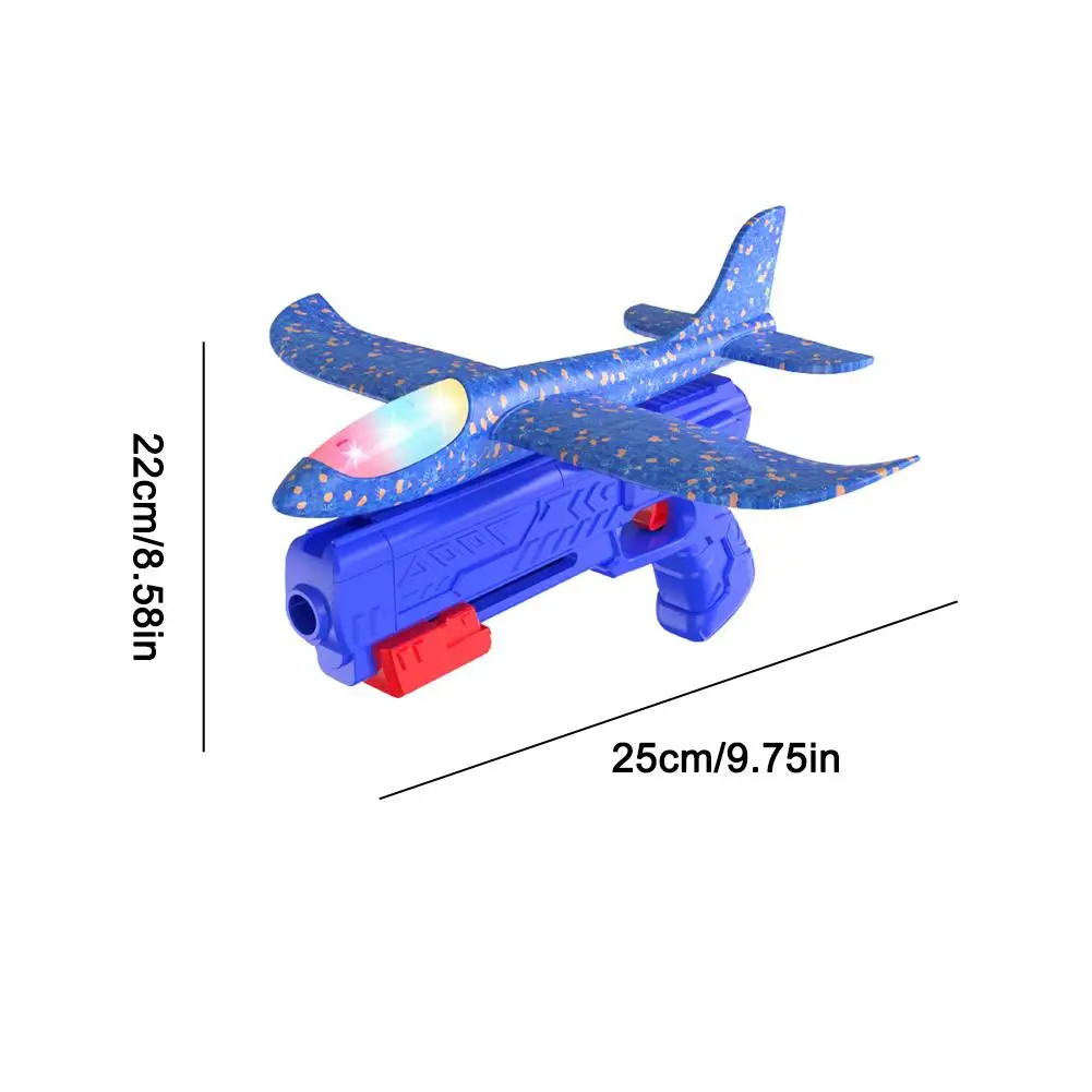 야외 게임 어린이 글라이더 비행 던지기 폼 비행기 슈팅 건, 캐터펄트 비행기 발사기 장난감, 어린이용 슈팅 장난감